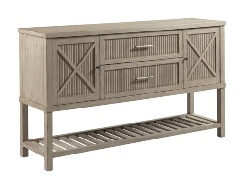 Sloan Farmhouse Sideboard with Adjustable Shelves