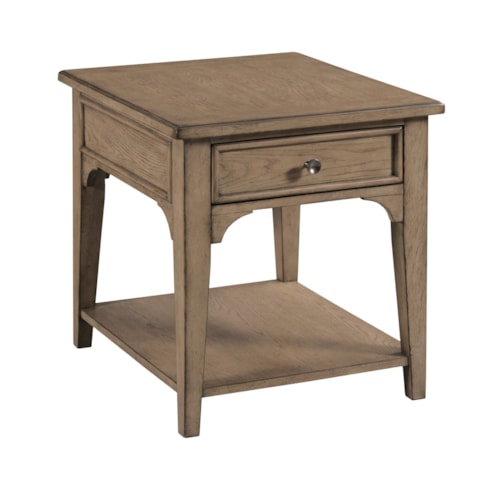 Transitional Beatrix End Table