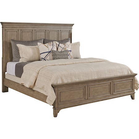 Asher Cal King Panel Bed - Complete