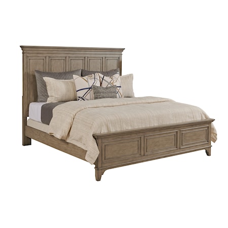 Asher Cal King Panel Bed - Complete