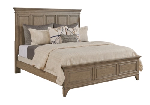 Transitional King Asher Panel Bed