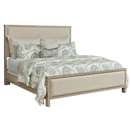 Jacksonville Contemporary Queen Upholstered Bed