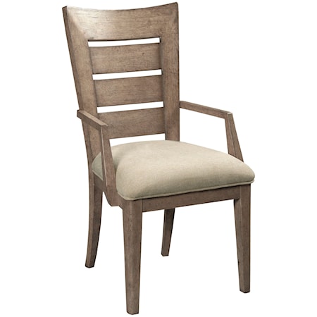 Ladder Back Arm Chair