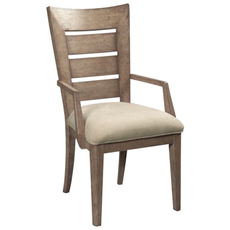 Ladder Back Arm Chair