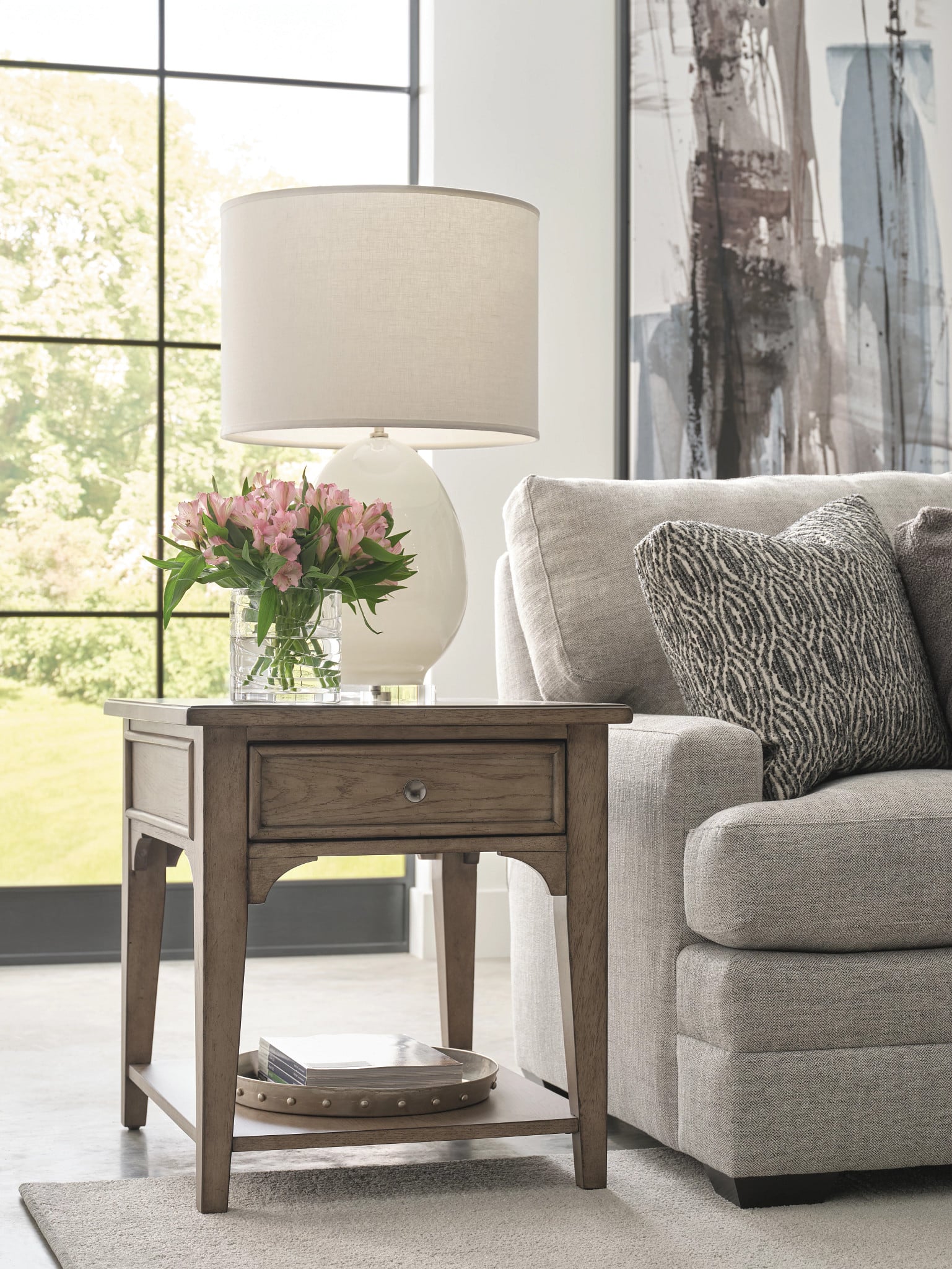 Beatrix Drawer End Table