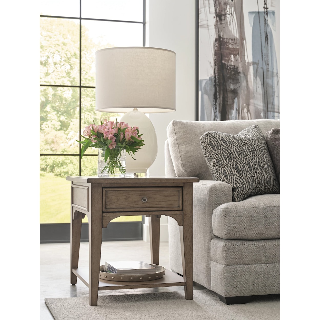 American Drew Carmine Beatrix Drawer End Table