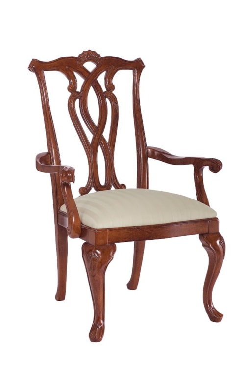 Arm Chair with Pierced Back