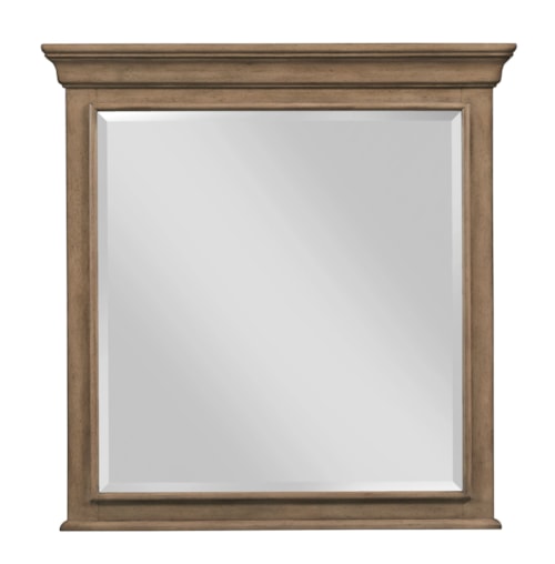 Transitional Lynne Portrait Mirror