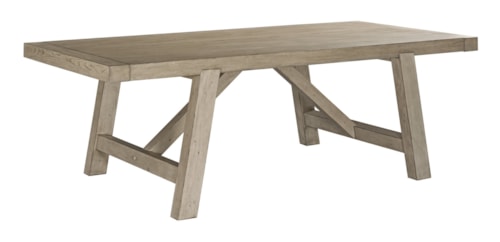 Gilmore Farmhouse Dining Table with Removable Leaf