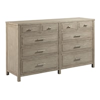 Parks Contemporary Dresser with Soft-Close Drawers