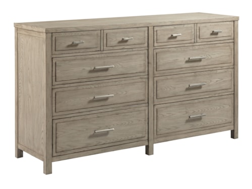 Parks Contemporary Dresser with Soft-Close Drawers
