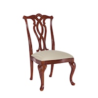 Dining Side Chair with Pierced Back