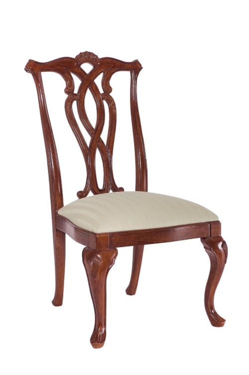 Dining Side Chair with Pierced Back