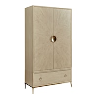 Astral Armoire with Adjustable Shelves and Cord Access Holes