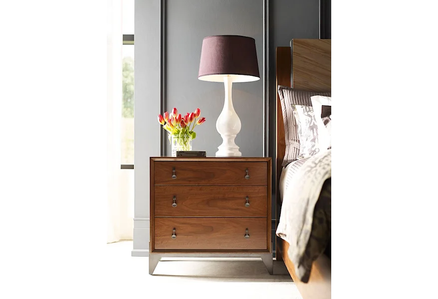 Modern Synergy Construct Night Stand by American Drew at Esprit Decor Home Furnishings