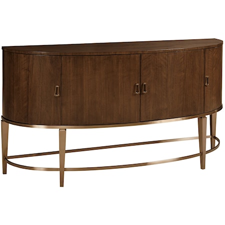 Transitional Sideboard with Adjustable Shelves