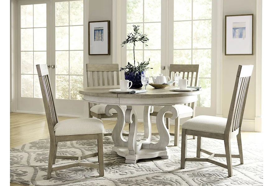 Litchfield 750 Round Dining Table by American Drew at Esprit Decor Home Furnishings