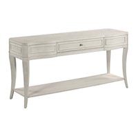 Transitional Sofa Table with Drawer