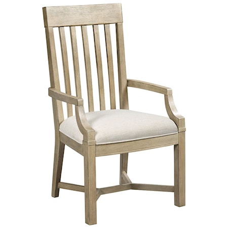 James Slat Back Arm Chair