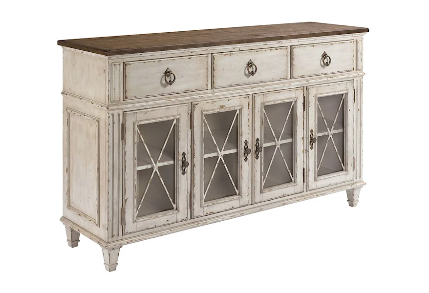 SOUTHBURY Sideboard With Adjustable Shelves by American Drew at Esprit Decor Home Furnishings