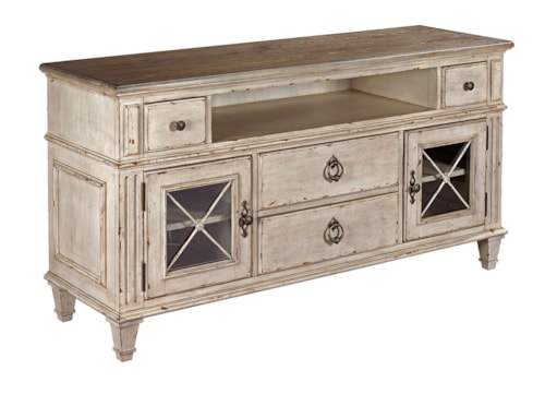 Entertainment Console with Wire Managment