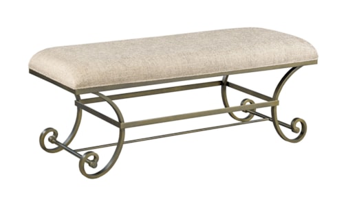 Bed Bench with Upholstered Top