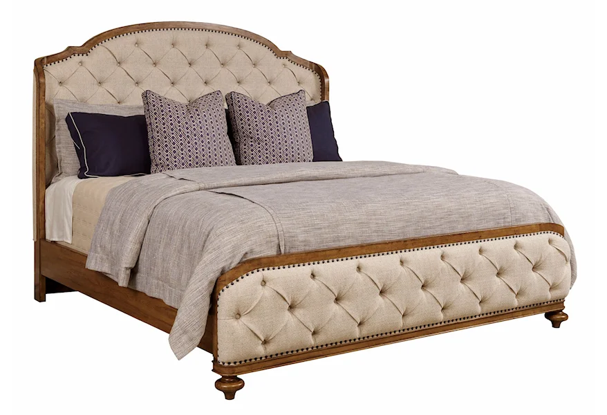 Berkshire King Upholstered Bed by American Drew at Esprit Decor Home Furnishings