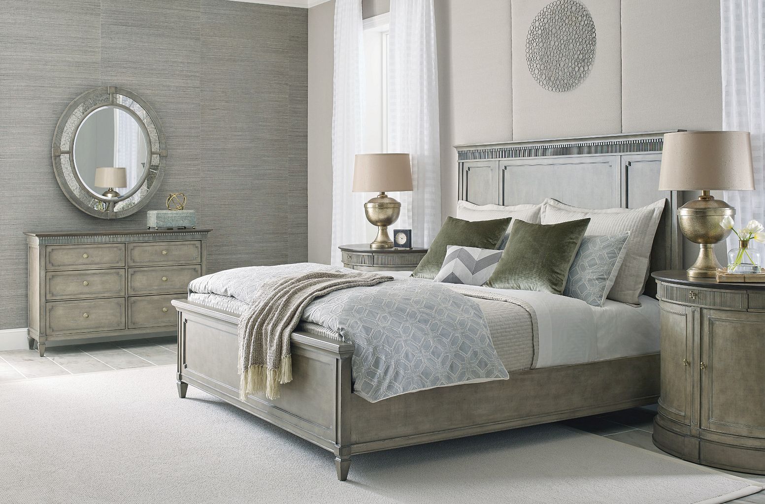 Katrine Queen Panel Bed