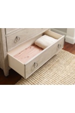 American Drew Vista Farmhouse Midland Chest with Drawer Dividers