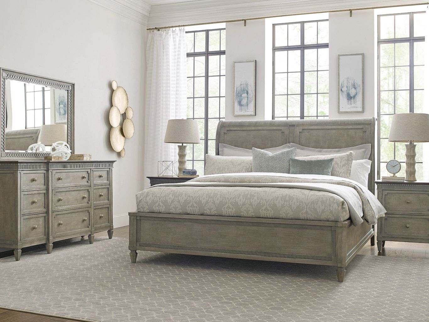 Anna Queen Sleigh Bed