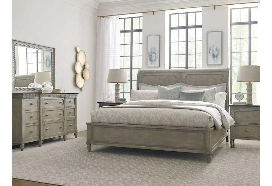 Savona Anna King Sleigh Bed by American Drew at Esprit Decor Home Furnishings