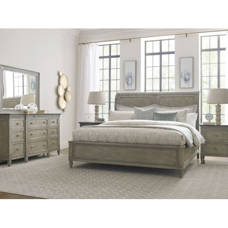 Anna Queen Sleigh Bed