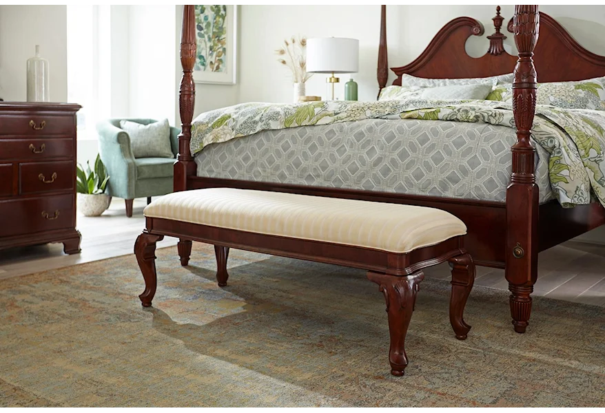 Cherry Grove 45th Bed Bench by American Drew at Esprit Decor Home Furnishings