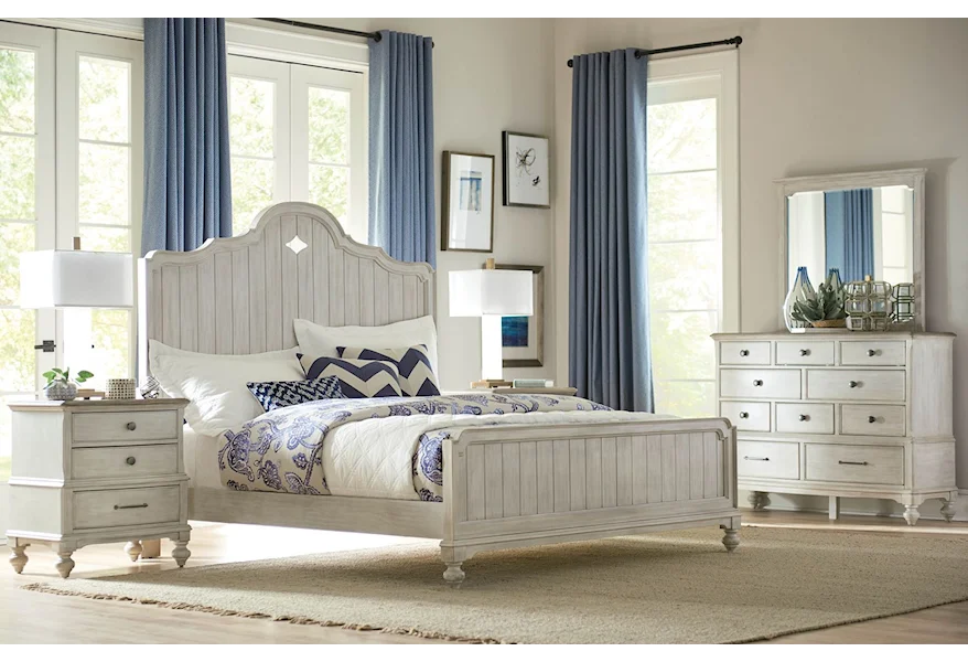 Litchfield 750 Laurel Queen Bed by American Drew at Stoney Creek Furniture 