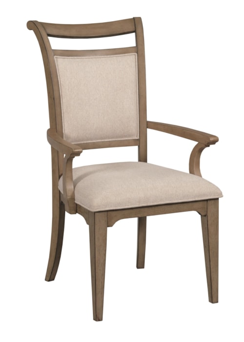 Transitional Phifer Upholstered Back Arm Chair