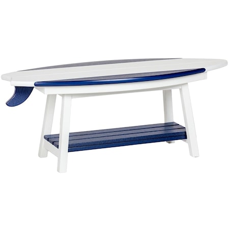 CWS 521 Surf Coffee Table WH/PB