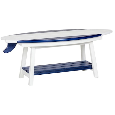 CWS 521 Surf Coffee Table WH/PB