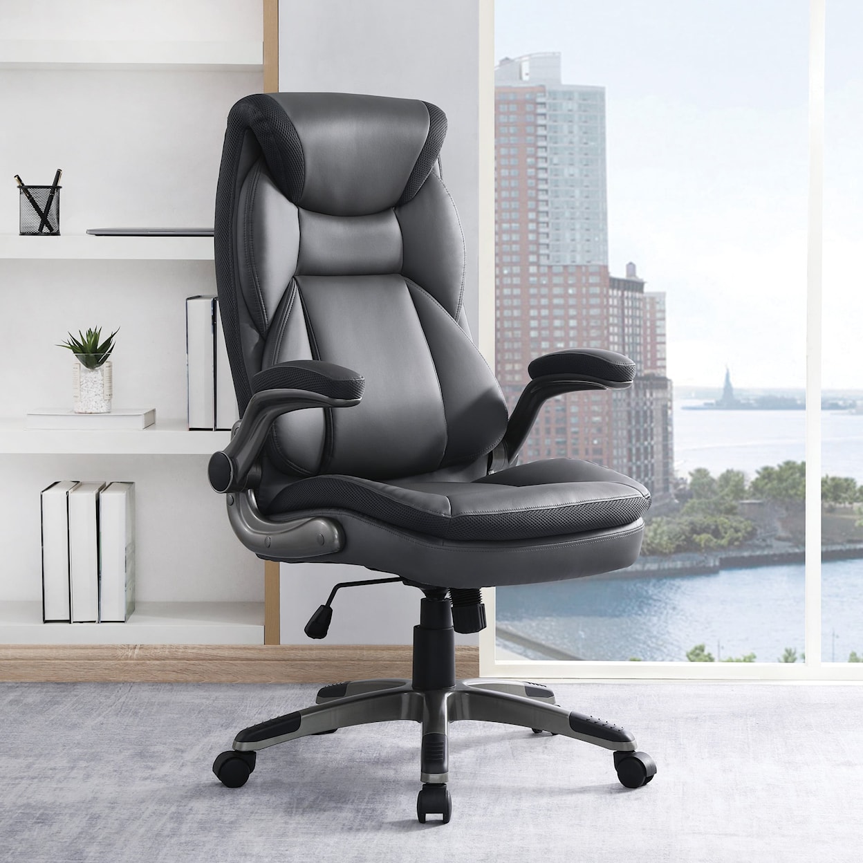 Office Star Executive Bonded Leather Seating Office Chair