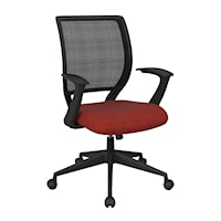 Screen Back Task Chair with "T" Arms