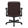 Office Star Executive Seating Faux Leather Office Chair