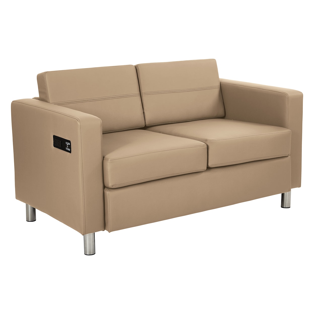 Office Star Atlantic Loveseat