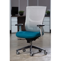 ProGrid® White Mesh Mid Back Chair