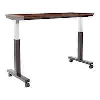 Adjustable Height Desk Table with Casters