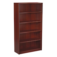 Napa 5-Shelf Bookcase, 36X14X65H