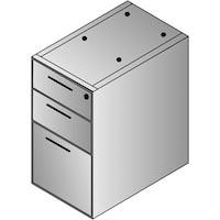 Napa Box/Box/File Pedestal