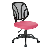 Screen Back Armless Task Chair