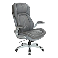 Bonded Leather Executive Chair with