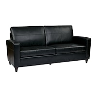 Sofa With Espresso Finish Legs