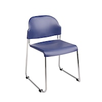 Stack Chair with Plastic Seat/Back