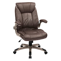 Faux Leather Mid Back Mgrs Chair